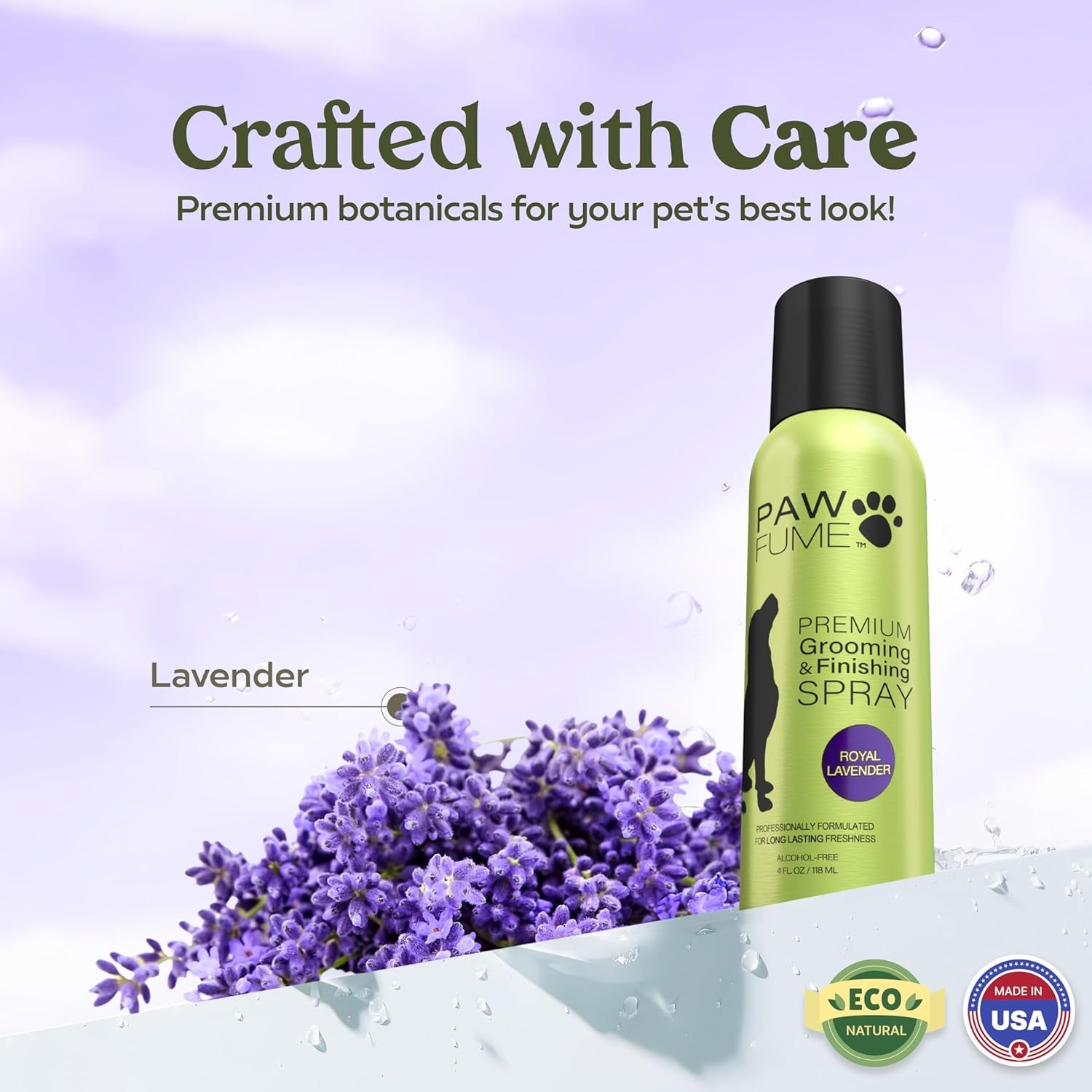 PAWFUME Dog Detangler Grooming Spray