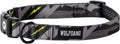 Wolfgang Heavy Duty Adjustable Dog Collar featured in a vibrant lightning design for durability and style.