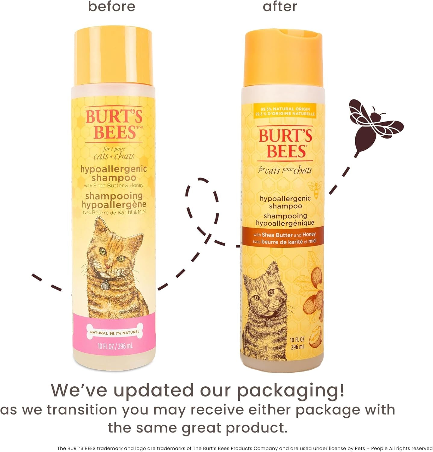 Hypoallergenic Cat Shampoo with Shea Butter and Honey