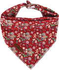 Lionet Paws Dog Bandana for Small Medium Large Dogs, Cat Kerchief Blue DOIT, Triangle Bibs Scarf for Girl or Boy