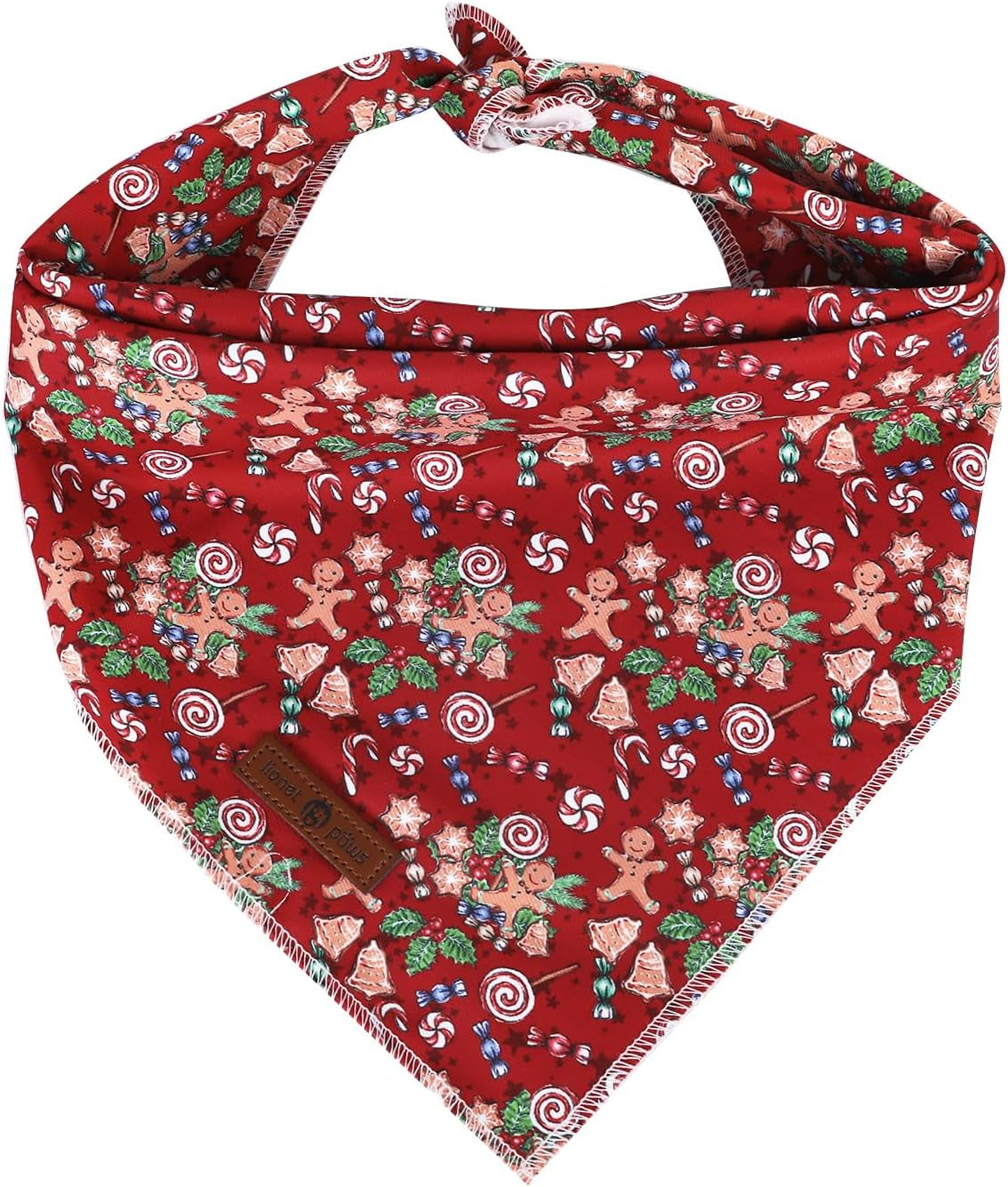 Lionet Paws Dog Bandana for Small Medium Large Dogs, Cat Kerchief Blue DOIT, Triangle Bibs Scarf for Girl or Boy