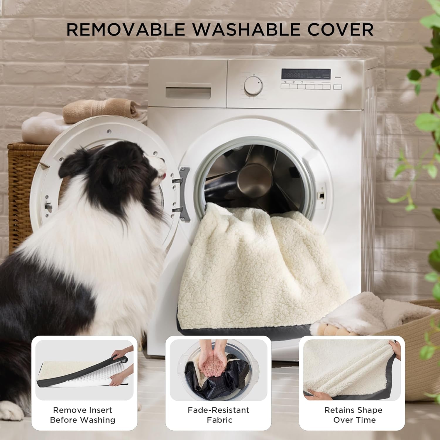 Pet Beds with Removable Washable Cover