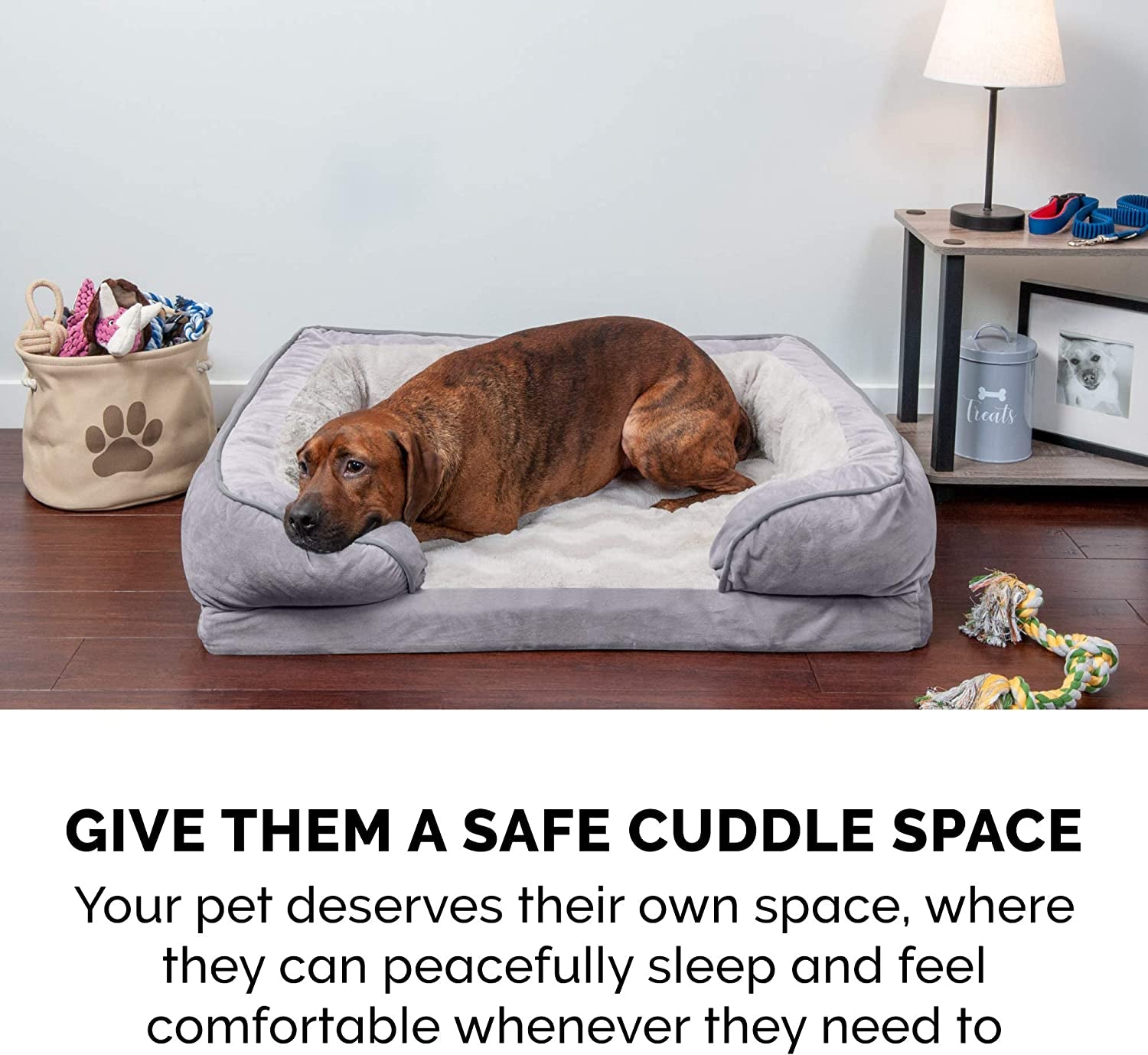 Comfort Dog Bed with Washable & Removable Cover