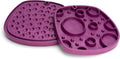 West Paw Seaflex Waves Feast Mat – All-In-One, Slow Feeder, Lick Mat – Encourages Foraging & Food Exploration - Engages Picky Eaters & Slow Feeding - Versatile – Easy to Clean, Non-Toxic - Tropic