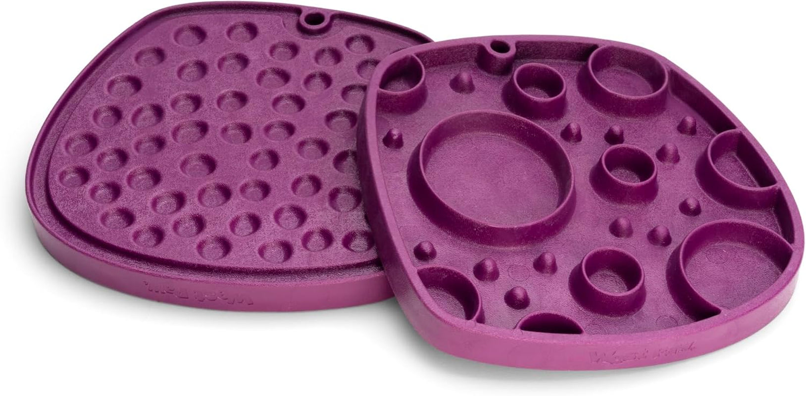 West Paw Seaflex Waves Feast Mat – All-In-One, Slow Feeder, Lick Mat – Encourages Foraging & Food Exploration - Engages Picky Eaters & Slow Feeding - Versatile – Easy to Clean, Non-Toxic - Tropic