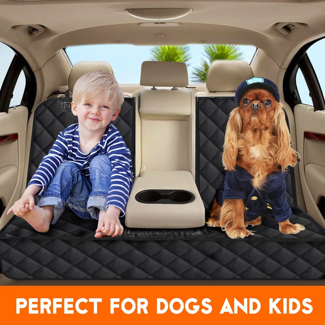 Pet Car Seat Protector Waterproof Bench 