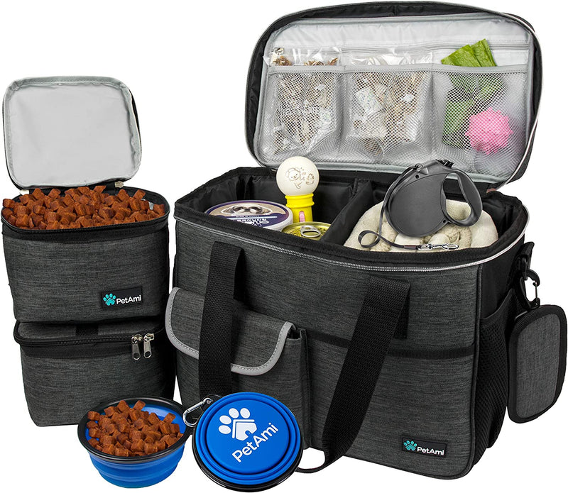 Pet Food Container and Bowls