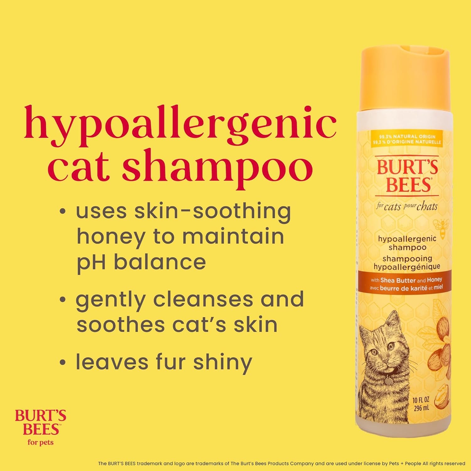 Hypoallergenic Cat Shampoo with Shea Butter and Honey