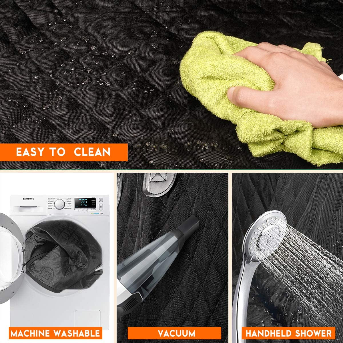 Pet Car Seat Protector Waterproof Bench 