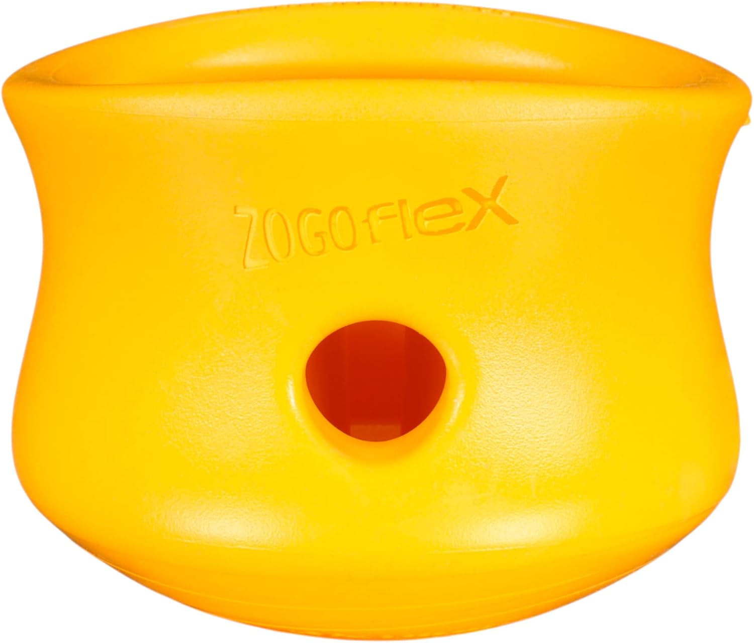 Yellow Toppl Interactive Dog Puzzle Toy for treat dispensing, mental enrichment, and slow feeding