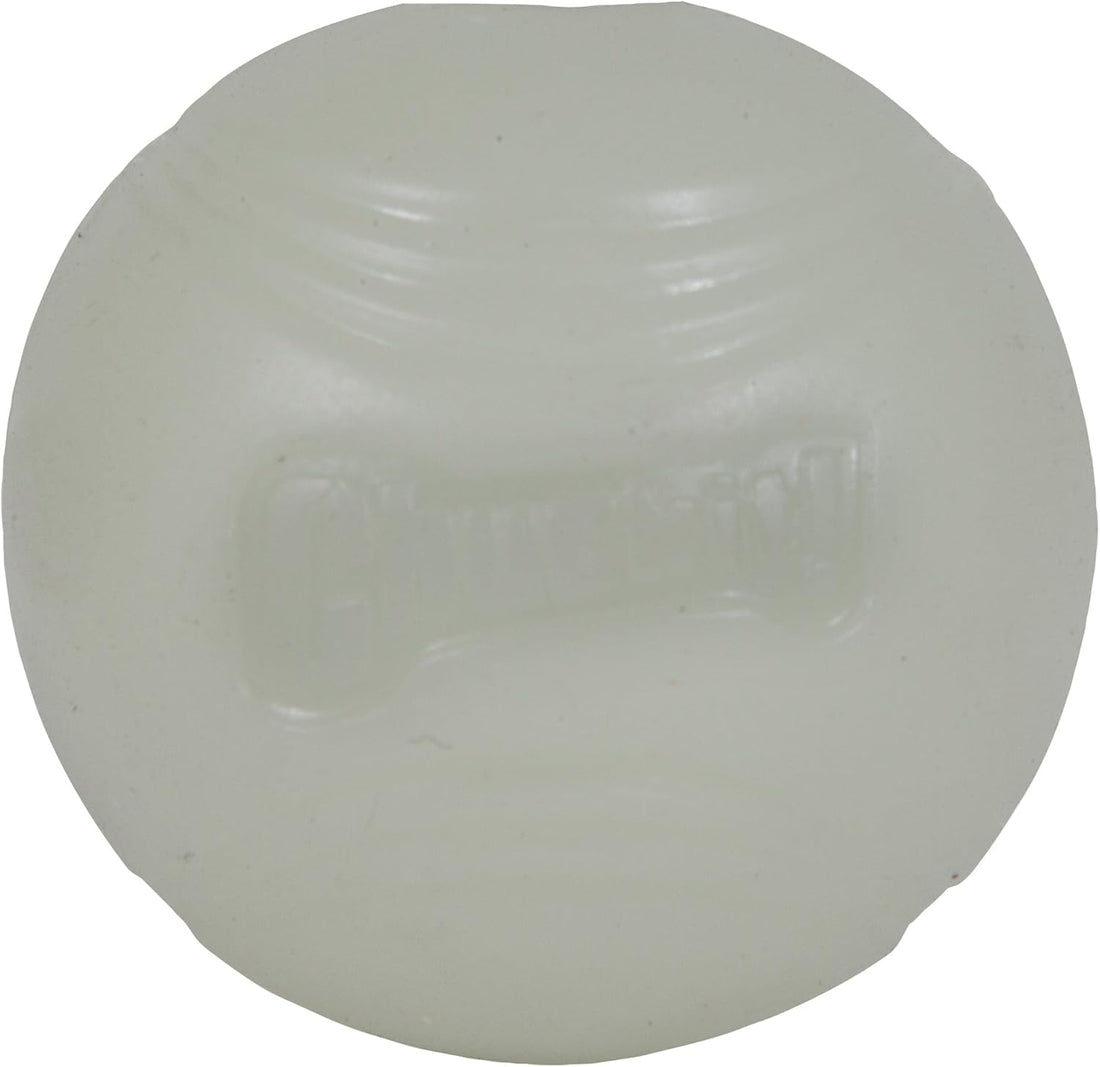 glow in the dark dog ball for night fetch and outdoor play