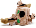 Outward Hound Hide-A-Birthday-Cake Dog Toy – Interactive 2‑In‑1 Plush Puzzle with 3 Squeaky Removable Candles