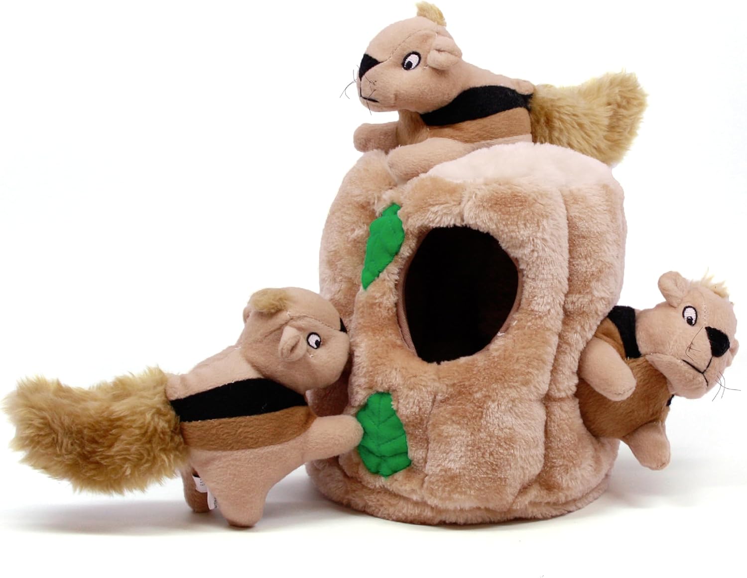 Outward Hound Hide-A-Birthday-Cake Dog Toy – Interactive 2‑In‑1 Plush Puzzle with 3 Squeaky Removable Candles