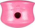 Toppl Interactive Dog Puzzle Toy in pink, designed for mental stimulation, treats dispensing, made in the USA.