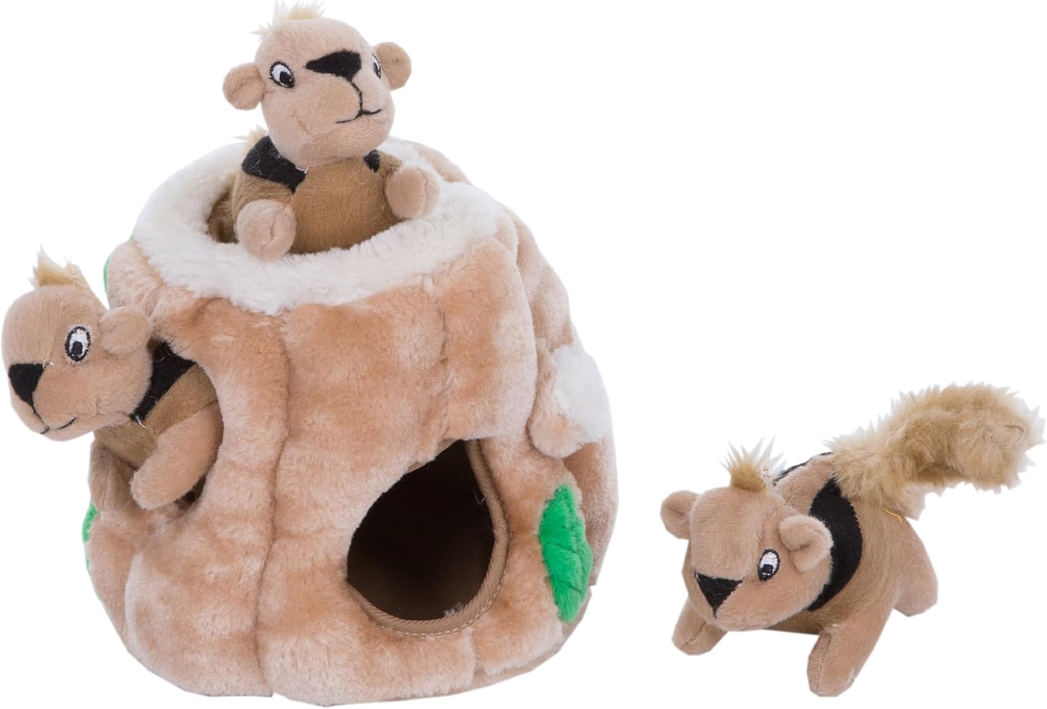 Outward Hound Hide-A-Birthday-Cake Dog Toy – Interactive 2‑In‑1 Plush Puzzle with 3 Squeaky Removable Candles