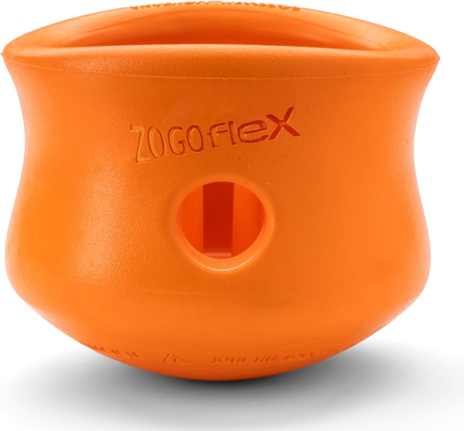 Orange Toppl Interactive Dog Puzzle Toy designed for enrichment play and healthier slow feeding habits