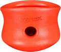 Red Toppl Interactive Dog Puzzle Toy for boredom relief and mentally stimulating play