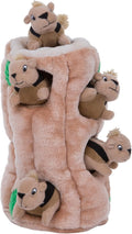 Outward Hound Hide-A-Birthday-Cake Dog Toy – Interactive 2‑In‑1 Plush Puzzle with 3 Squeaky Removable Candles