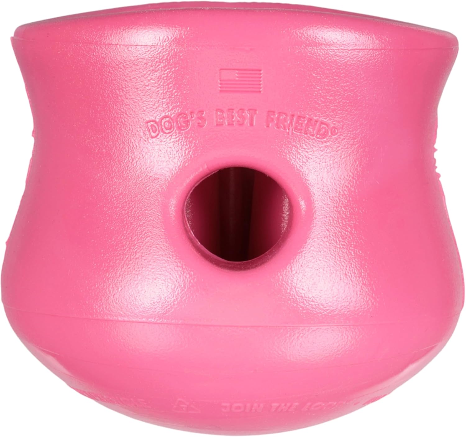 Pink Toppl Interactive Dog Puzzle Toy for interactive feeding and boredom relief