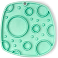 West Paw Seaflex Waves Feast Mat – All-In-One, Slow Feeder, Lick Mat – Encourages Foraging & Food Exploration - Engages Picky Eaters & Slow Feeding - Versatile – Easy to Clean, Non-Toxic - Tropic