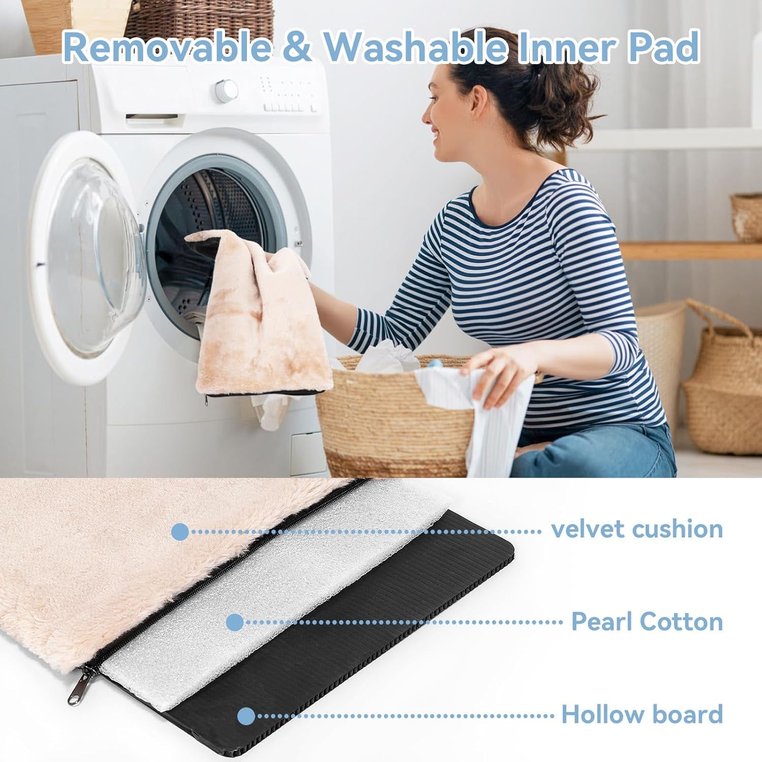 Portable Washable Pet Travel Carrier with Two Extension up to 9LB