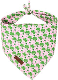 Lionet Paws Dog Bandana for Small Medium Large Dogs, Cat Kerchief Blue DOIT, Triangle Bibs Scarf for Girl or Boy