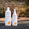 Antiseptic antifungal spray for pets and shampoo for complete care and skin support.