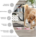Ceramic Pet Bowl Set for Food and Water featuring durable, pet-safe design and trendy colors, perfect for everyday use.