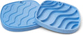 West Paw Seaflex Waves Feast Mat – All-In-One, Slow Feeder, Lick Mat – Encourages Foraging & Food Exploration - Engages Picky Eaters & Slow Feeding - Versatile – Easy to Clean, Non-Toxic - Tropic