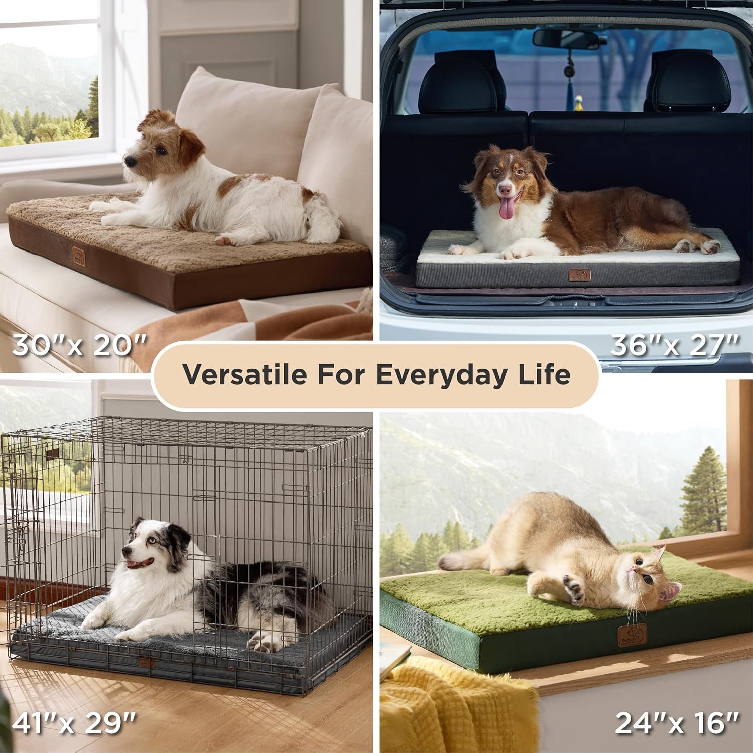 Pet Beds with Removable Washable Cover