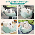 Dog booster car seat for small dogs used in car and home showing comfort style and versatile everyday use