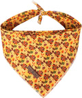 Lionet Paws Dog Bandana for Small Medium Large Dogs, Cat Kerchief Blue DOIT, Triangle Bibs Scarf for Girl or Boy