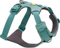 No Pull Dog Harness for Everyday Comfort in teal color, featuring adjustable straps and padded design for comfort.