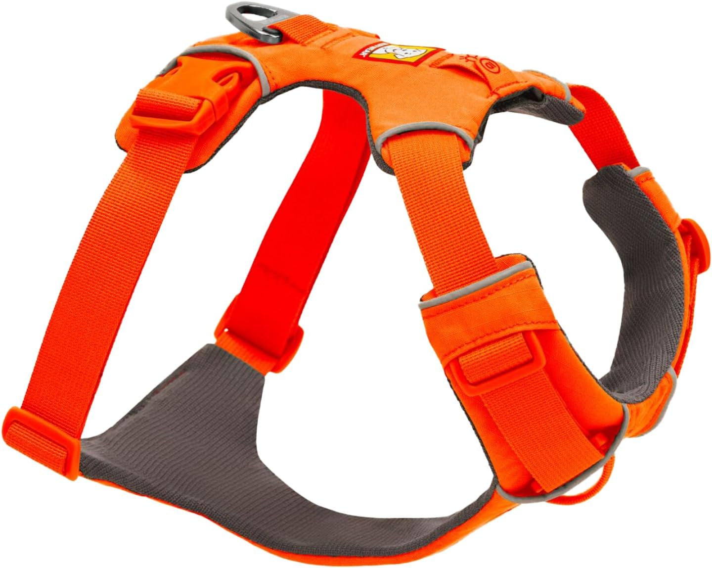Orange No Pull Dog Harness for Everyday Comfort designed for better control and reduced pulling