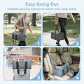 Easy Going Out with the Expandable Pet Travel Carrier for Cats and Dogs featuring versatile carrying options.