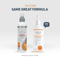 Antiseptic antifungal spray for pets shown in new packaging for dogs and cats, effective skin relief.
