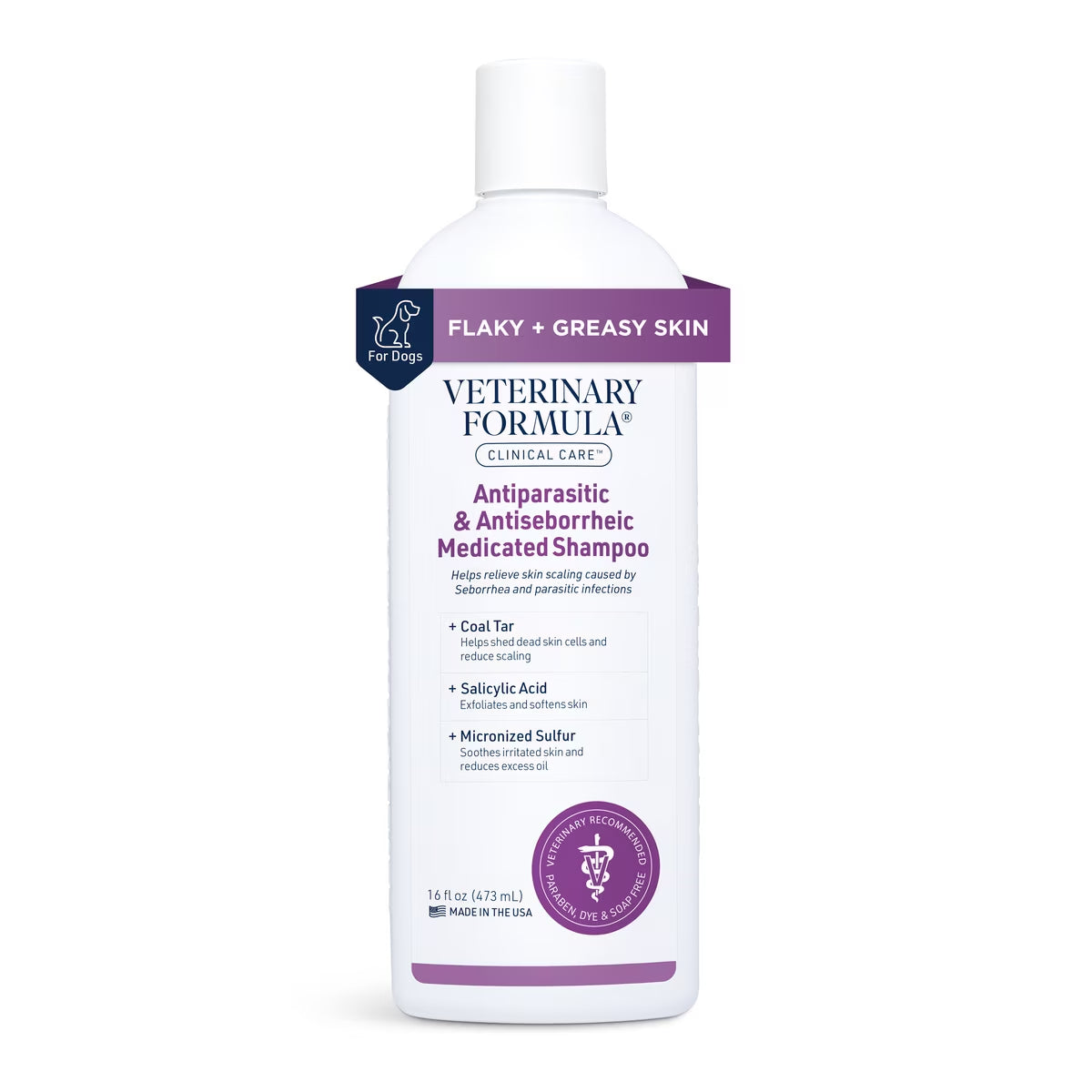 Antiparasitic Dog Shampoo Flea & Tick | Gentle Pet Grooming for effective parasite removal and skin care.