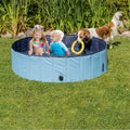 Foldable dog pool backyard kids and dog playing portable pet pool for small and medium dogs