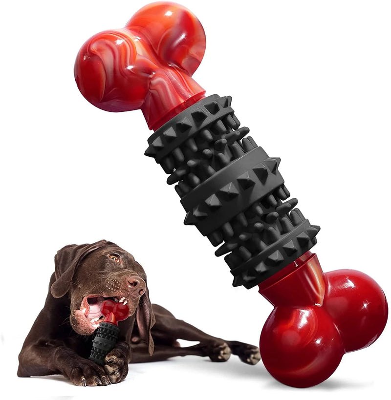 Indestructible Dinosaur Bone Dog Toy for Aggressive Chewers