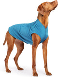 Comfortable Dog Fleece Jacket for Winter on a dog, designed for warmth in cold weather.